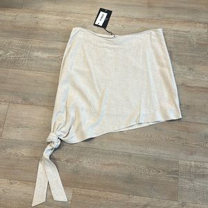 4TH & RECKLESS Amaka Tie Mini Skirt